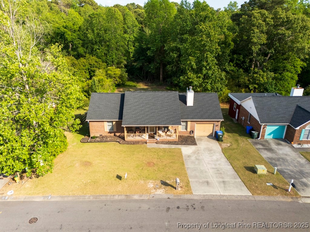 5014 Summer Ridge Road Fayetteville, NC 28303 - Photo 2 of 20 aerial view of a house with swimming pool