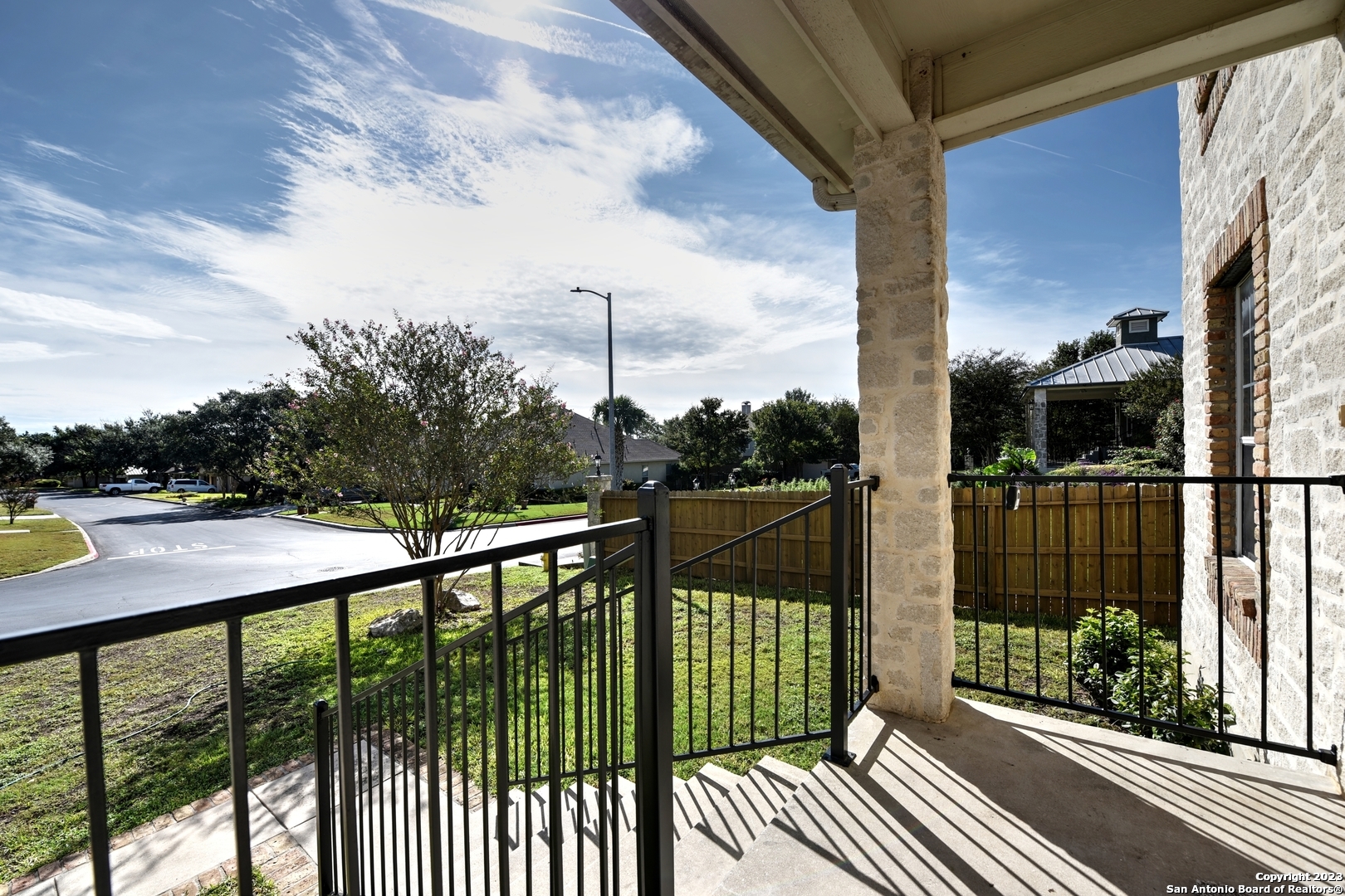 25303 Mesa Ranch San Antonio, TX 78258 - Photo 18 of 54 a view of a balcony with lake view