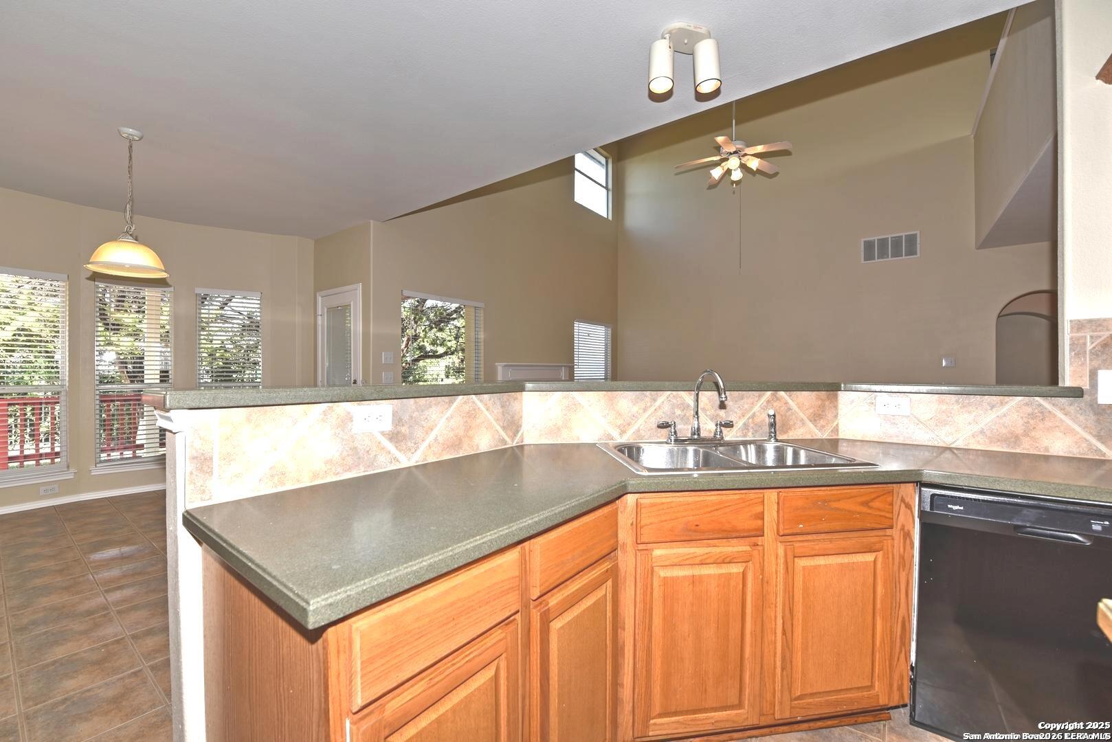 25303 Mesa Ranch San Antonio, TX 78258 - Photo 32 of 54 a bathroom with a sink a vanity and a mirror