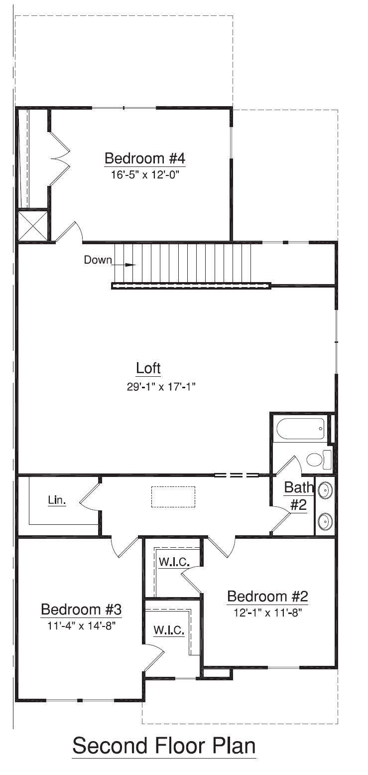 1586 Grey Marsh Road Mount Pleasant, SC 29466 - Photo 42 of 42 2nd Floor Plan