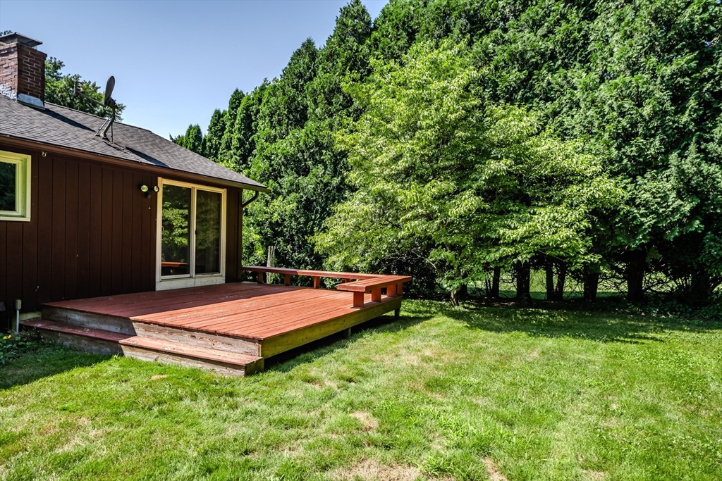 17 Pomeroy Court Amherst, MA 01002 - Photo 37 of 41 a backyard of a house with yard and trampoline