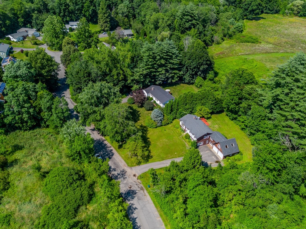 17 Pomeroy Court Amherst, MA 01002 - Photo 10 of 41 an aerial view of residential house with outdoor space and street view