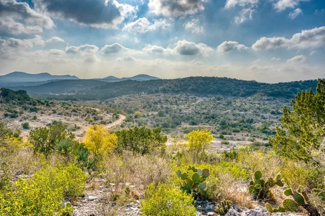 a view of an lake and mountain