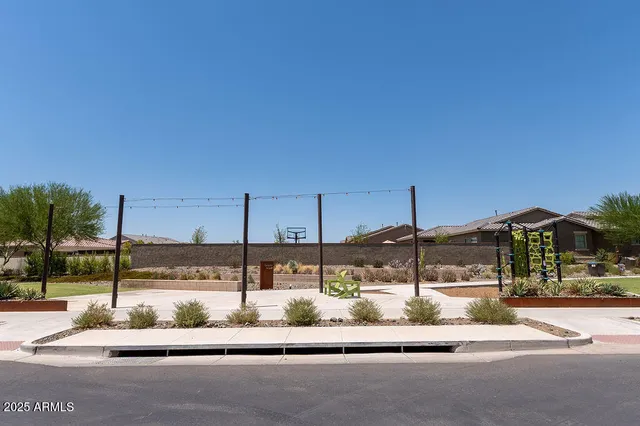 a view of a road with an ocean view