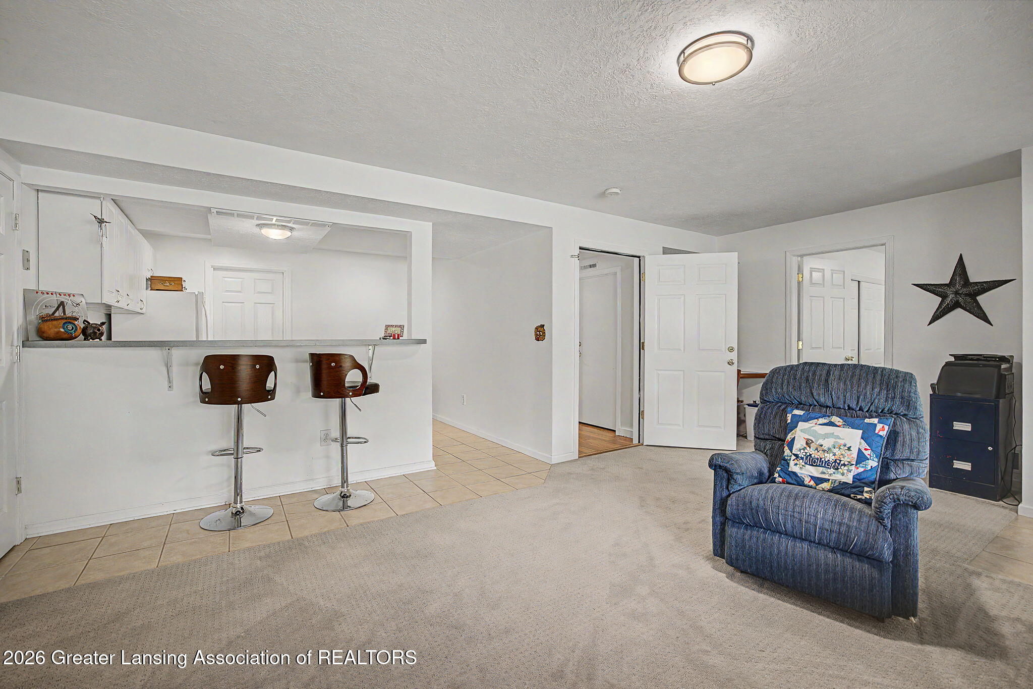 11489 Shaftsburg Road Perry, MI 48872 - Photo 18 of 34 Basement Living Room
