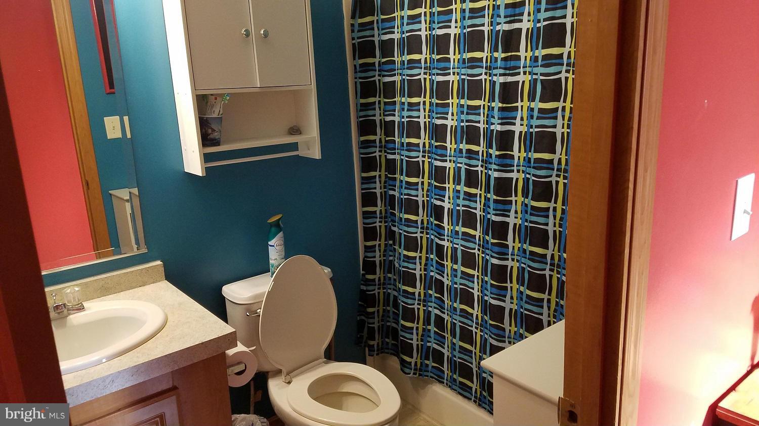 5712 Church Home Road Rhodesdale, MD 21659 - Photo 12 of 15 a bathroom with a toilet a sink and a mirror