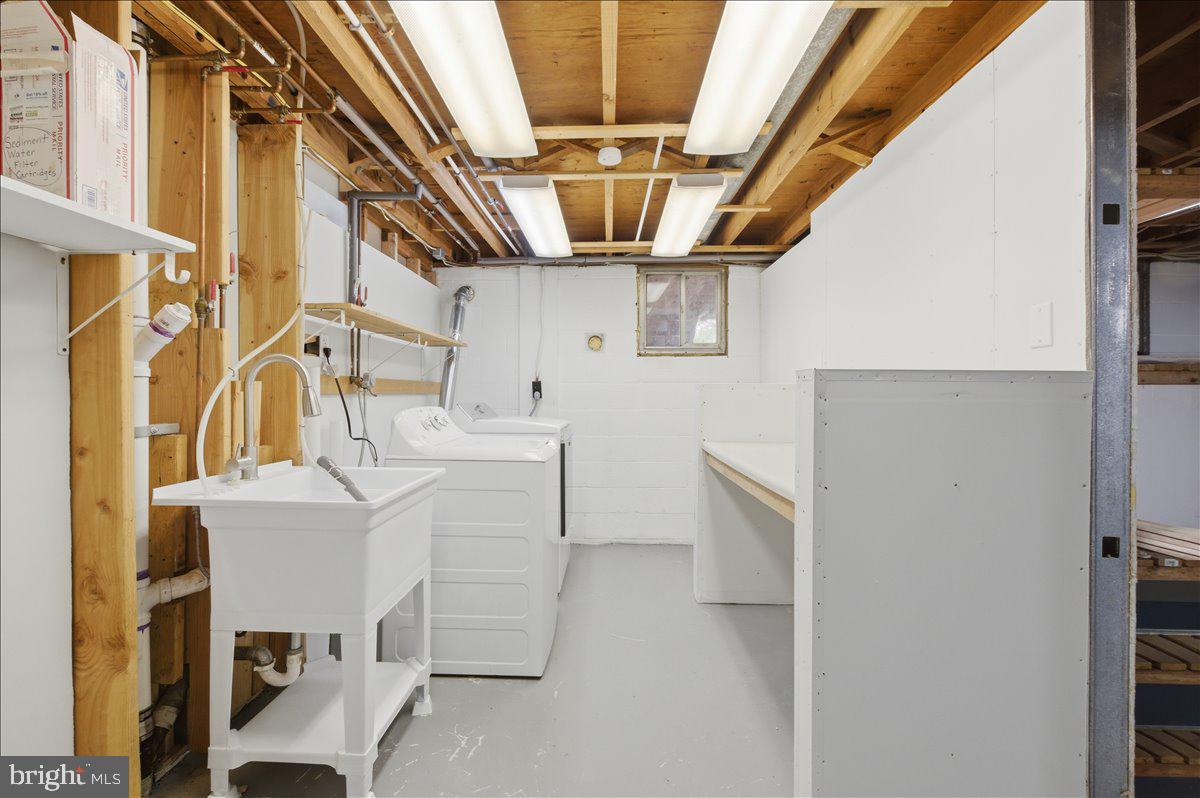 822 Walker Road Great Falls, VA 22066 - Photo 22 of 32 a utility room with dryer and washer