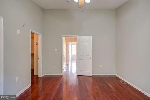 wooden floor in an empty room