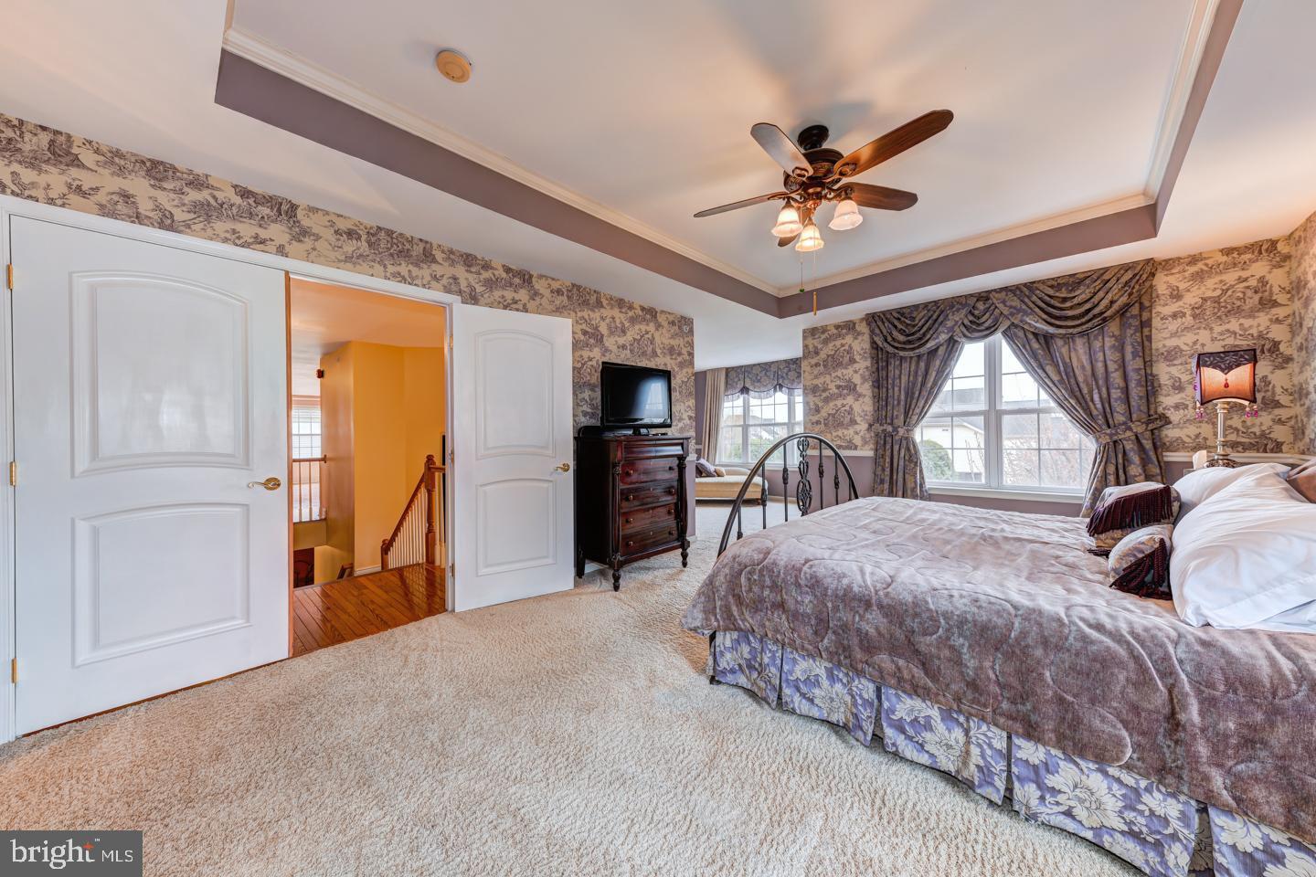 2147 Brookshire Road Furlong, PA 18925 - Photo 21 of 39 a bedroom with a large bed and a window