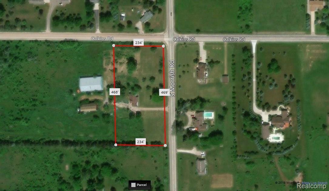 1026 South Morrish Road Flint, MI 48532 - Photo 18 of 18 Aerial with Measurements- BARNS ARE NOT PART OF PROPERTY.
