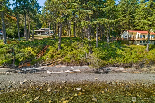 a backyard of a house