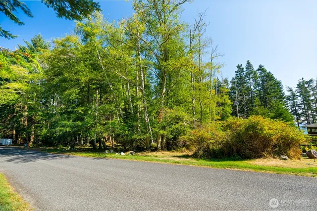 a view of an outdoor space and basketball court