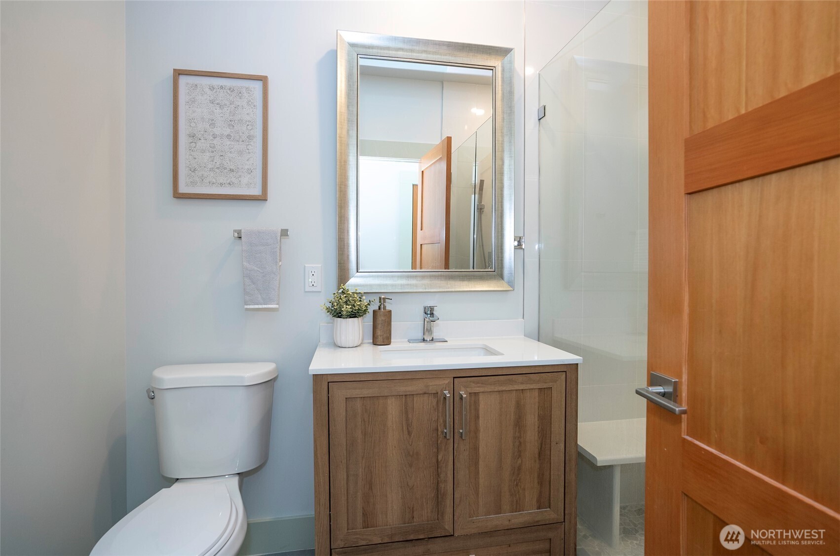 240 East Susan Lane Union, WA 98592 - Photo 26 of 40 a bathroom with a toilet sink and mirror