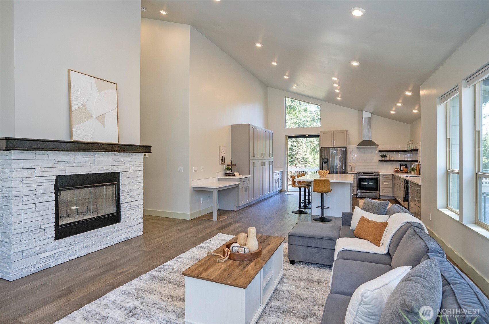 240 East Susan Lane Union, WA 98592 - Photo 8 of 40 a living room with furniture and a fireplace