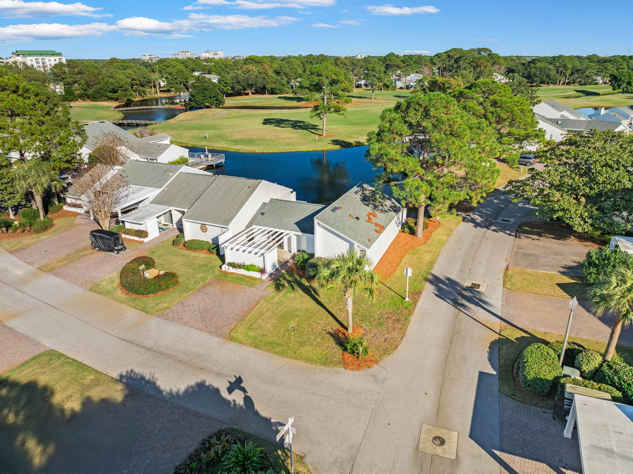 439 Linkside Circle Miramar Beach, FL 32550 - Photo 21 of 22 an aerial view of a house with a ocean view