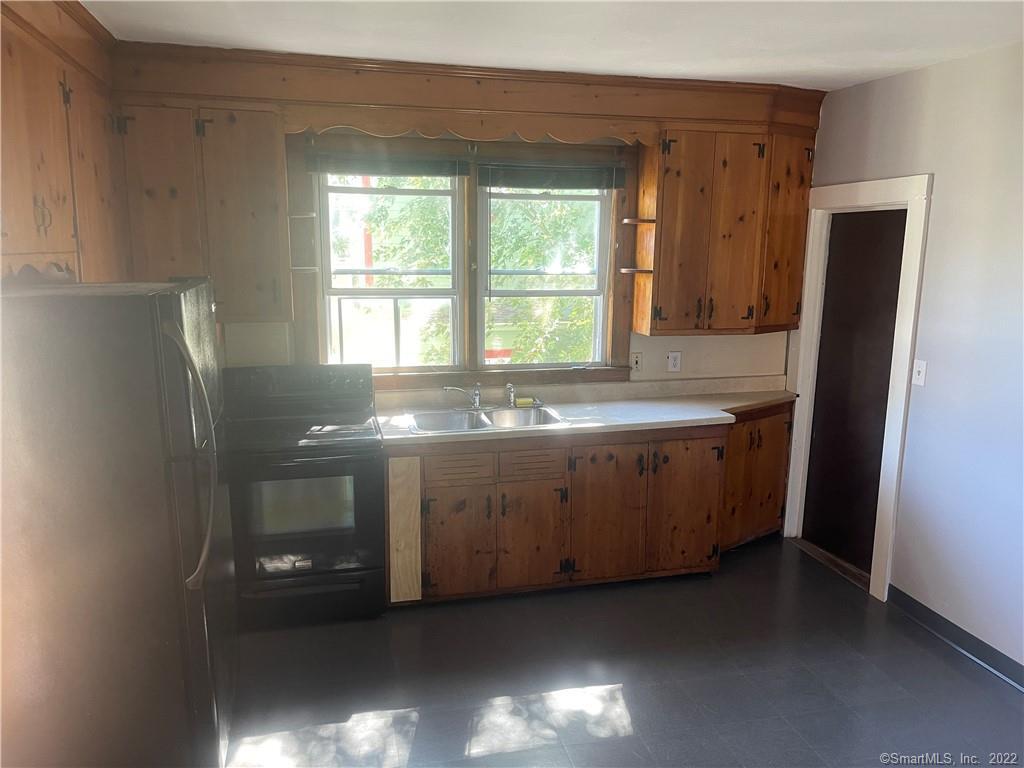 a view of a bathtub in a room