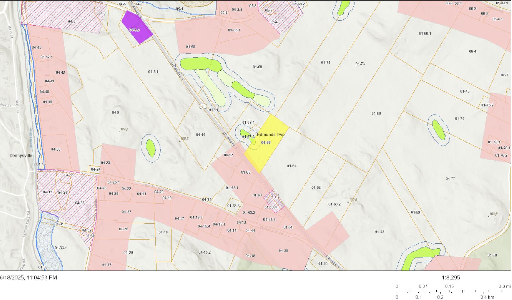 Lot 66 South River Road Dennysville, ME 04628 - Photo 2 of 4 Map