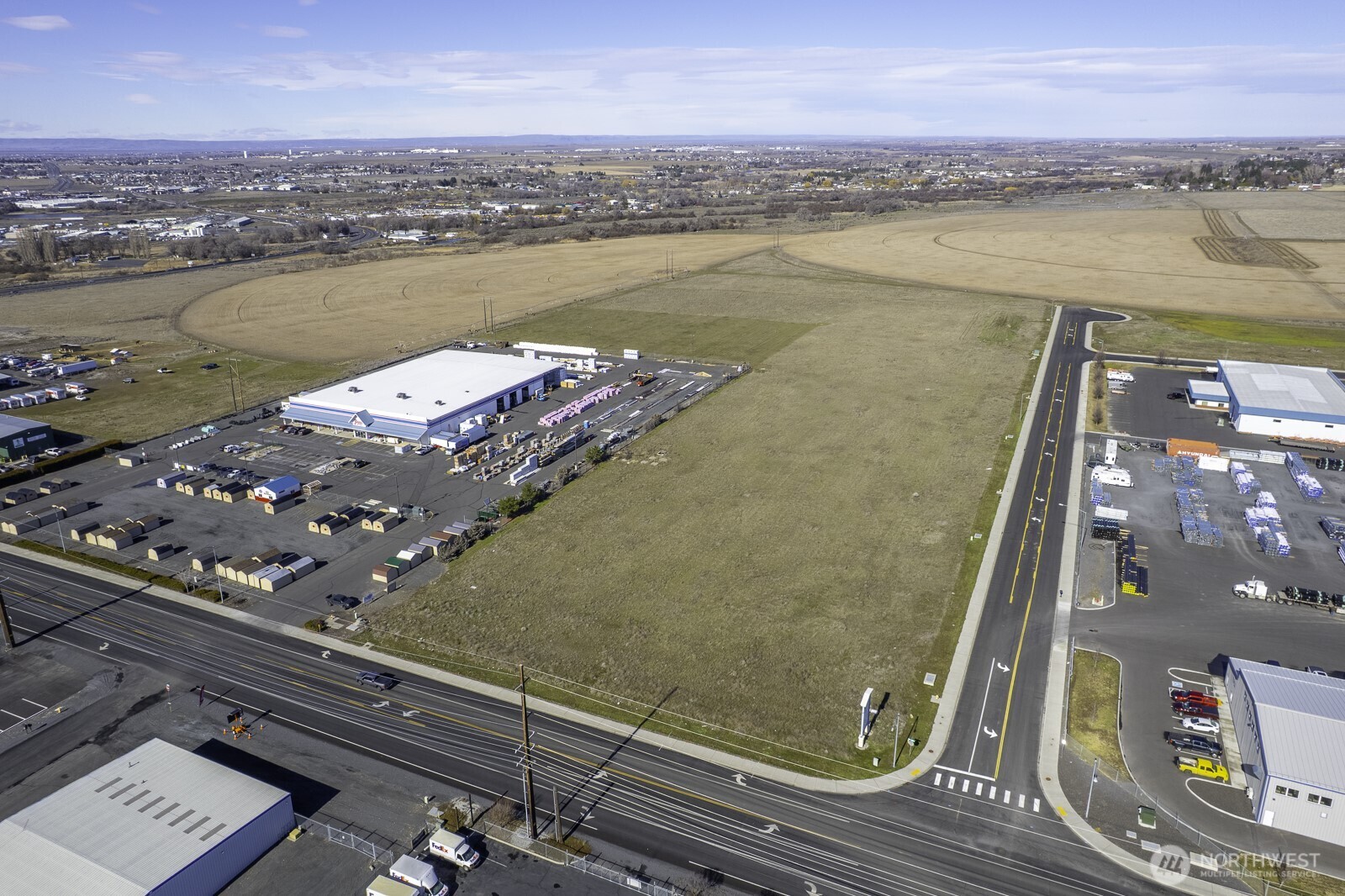 0 East Wheeler Road Moses Lake, WA 98837 - Photo 12 of 12 an aerial view of a city