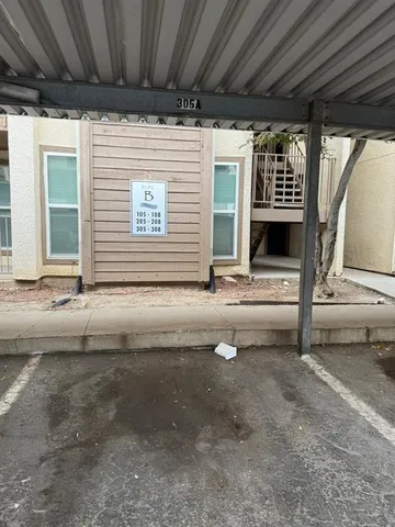 en empty room with windows