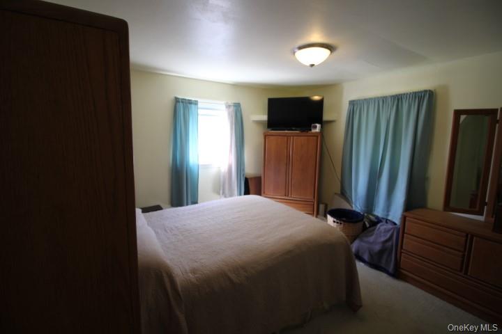 226 Goff Road, Unit 24 Livingston Manor, NY 12758 - Photo 27 of 49 a bedroom with a bed and a mirror