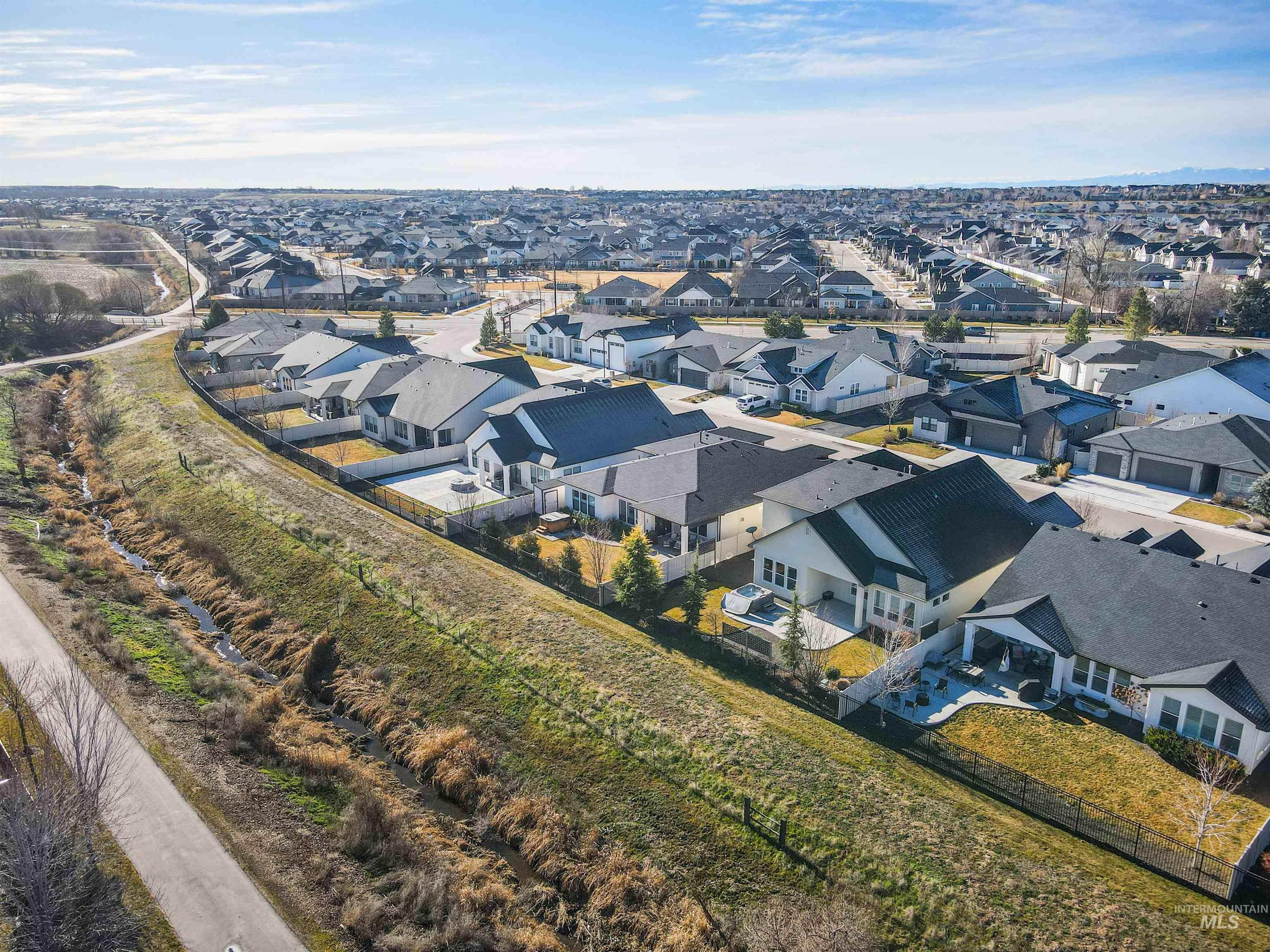 4676 South Abbot Meridian, ID 83642 - Photo 5 of 49 Aerial perspective of suburban area