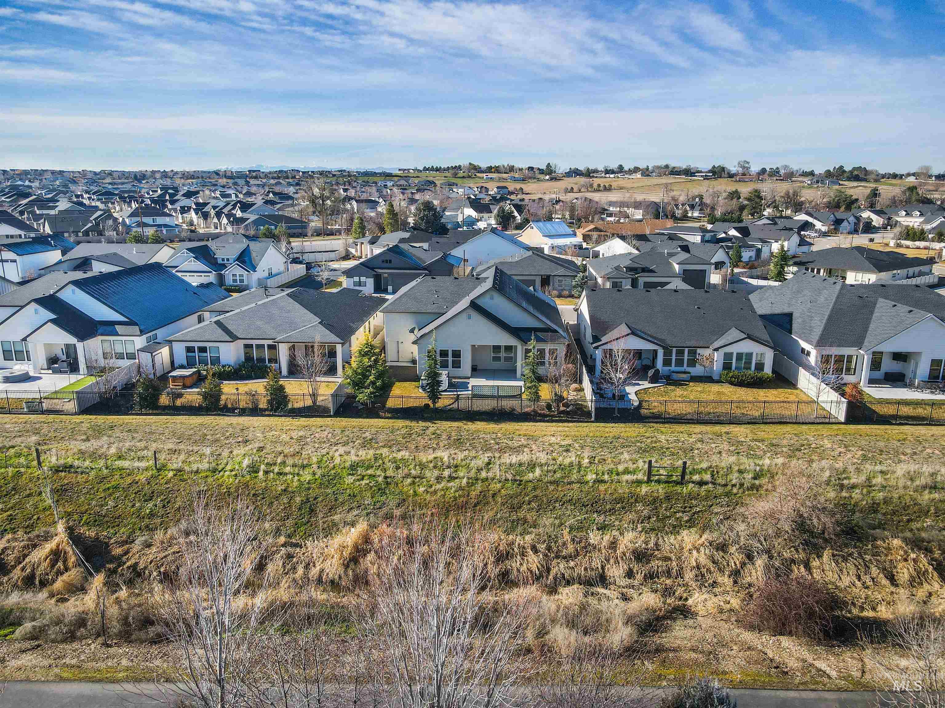 4676 South Abbot Meridian, ID 83642 - Photo 6 of 49 Aerial perspective of suburban area