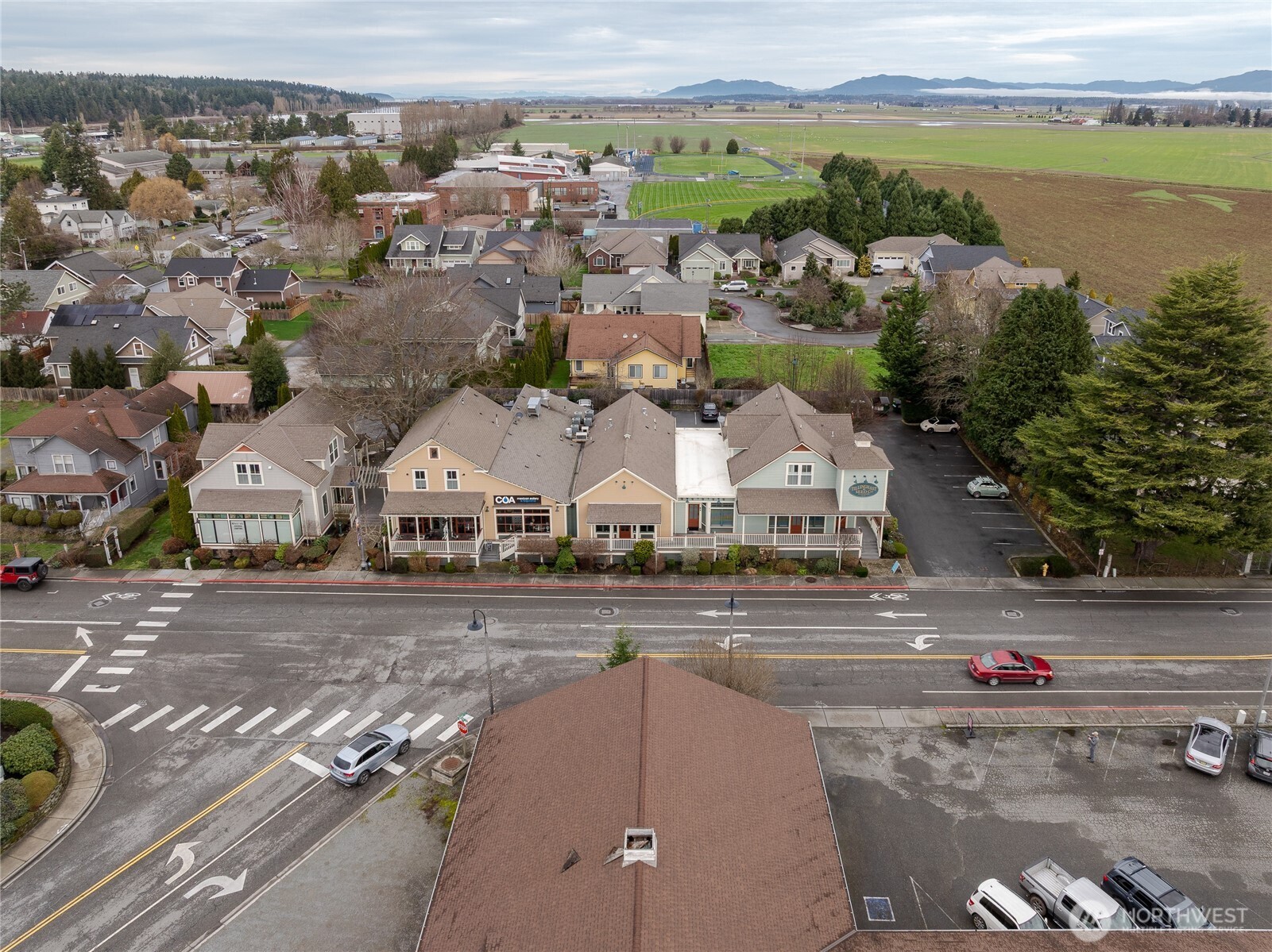 623 Morris Street, Unit E2 La Conner, WA 98257 - Photo 27 of 29 an aerial view of a city