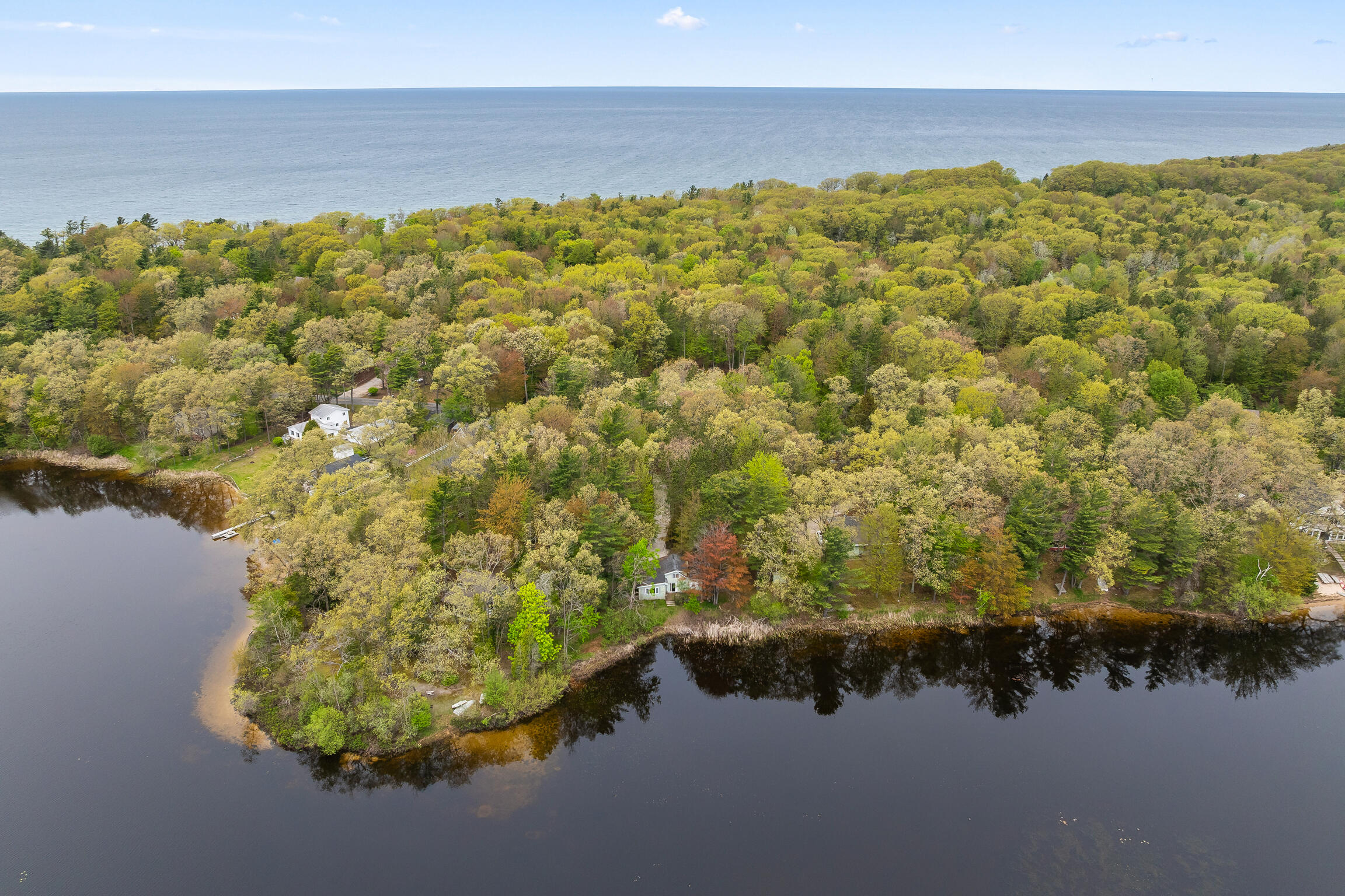 63 East Piney Road Manistee, MI 49660 - Photo 41 of 42 Lake Michigan to the west