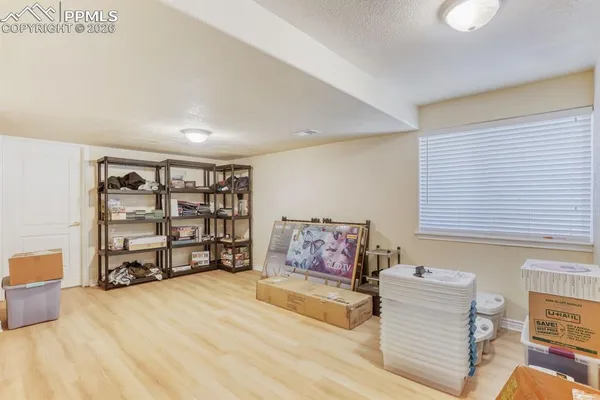 a view of a balcony with an ocean view