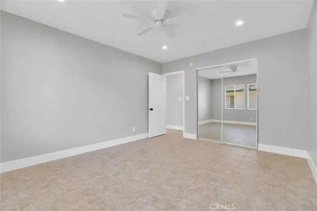 a close view of closet