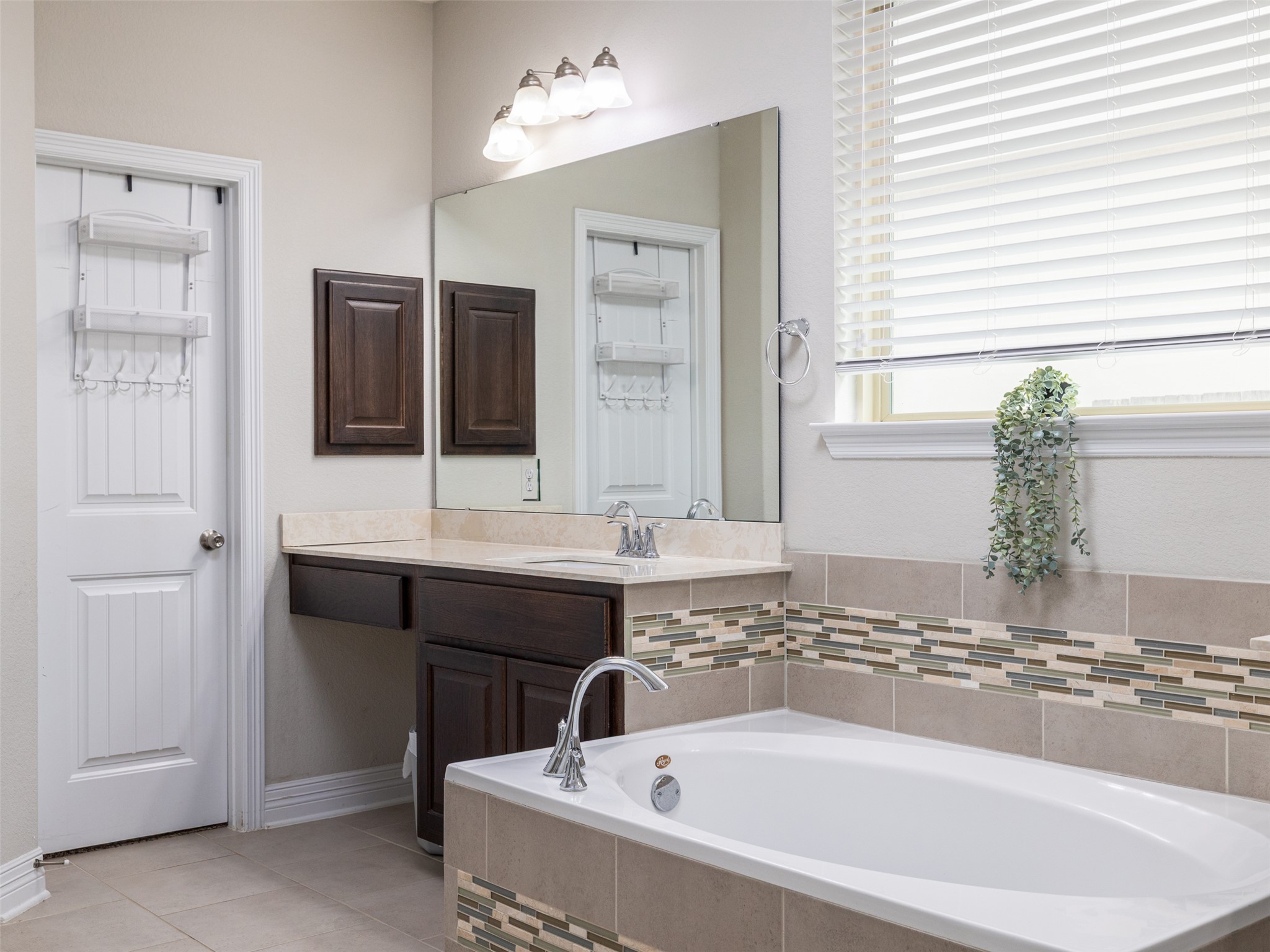 717 Blue Agave Lane Georgetown, TX 78626 - Photo 14 of 28 a bathroom with a bathtub and a sink