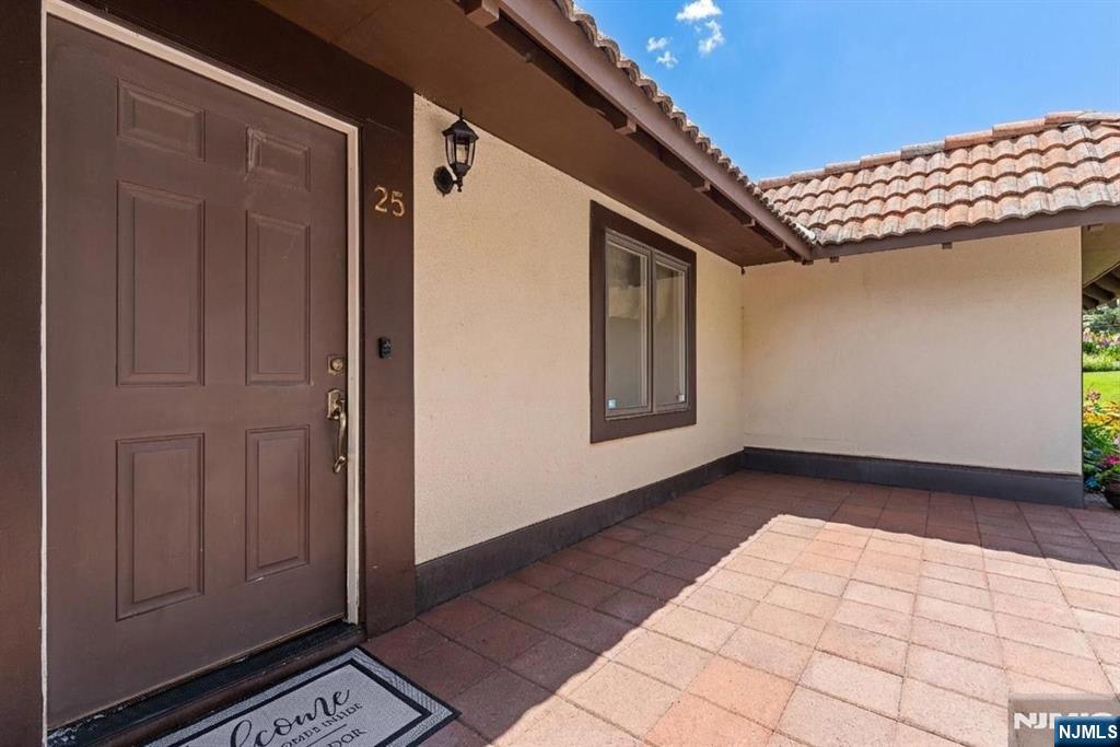 a view of front door of a house