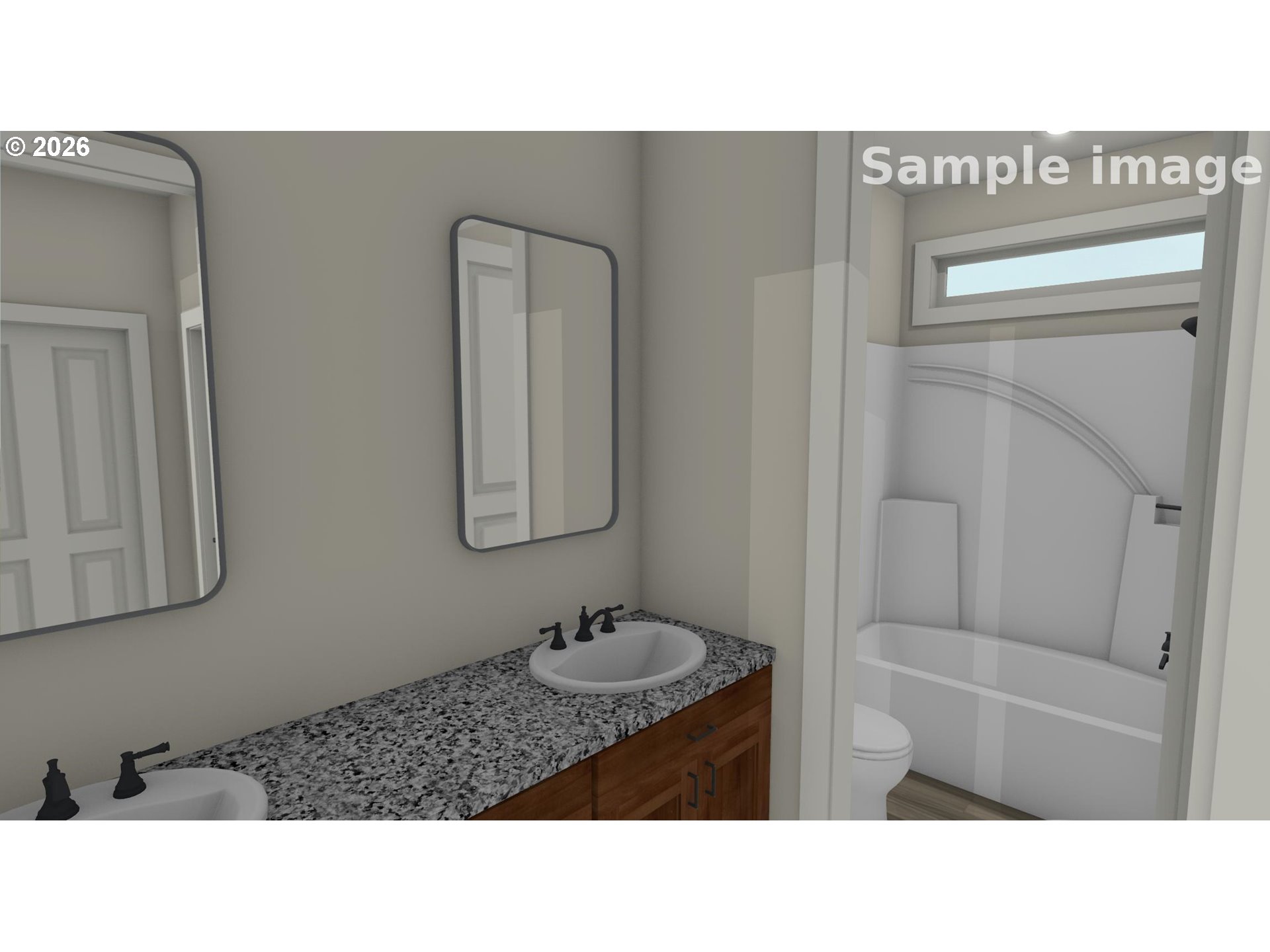 337 Taylor Road Kalama, WA 98625 - Photo 16 of 20 a bathroom with a sink a mirror and a bathtub