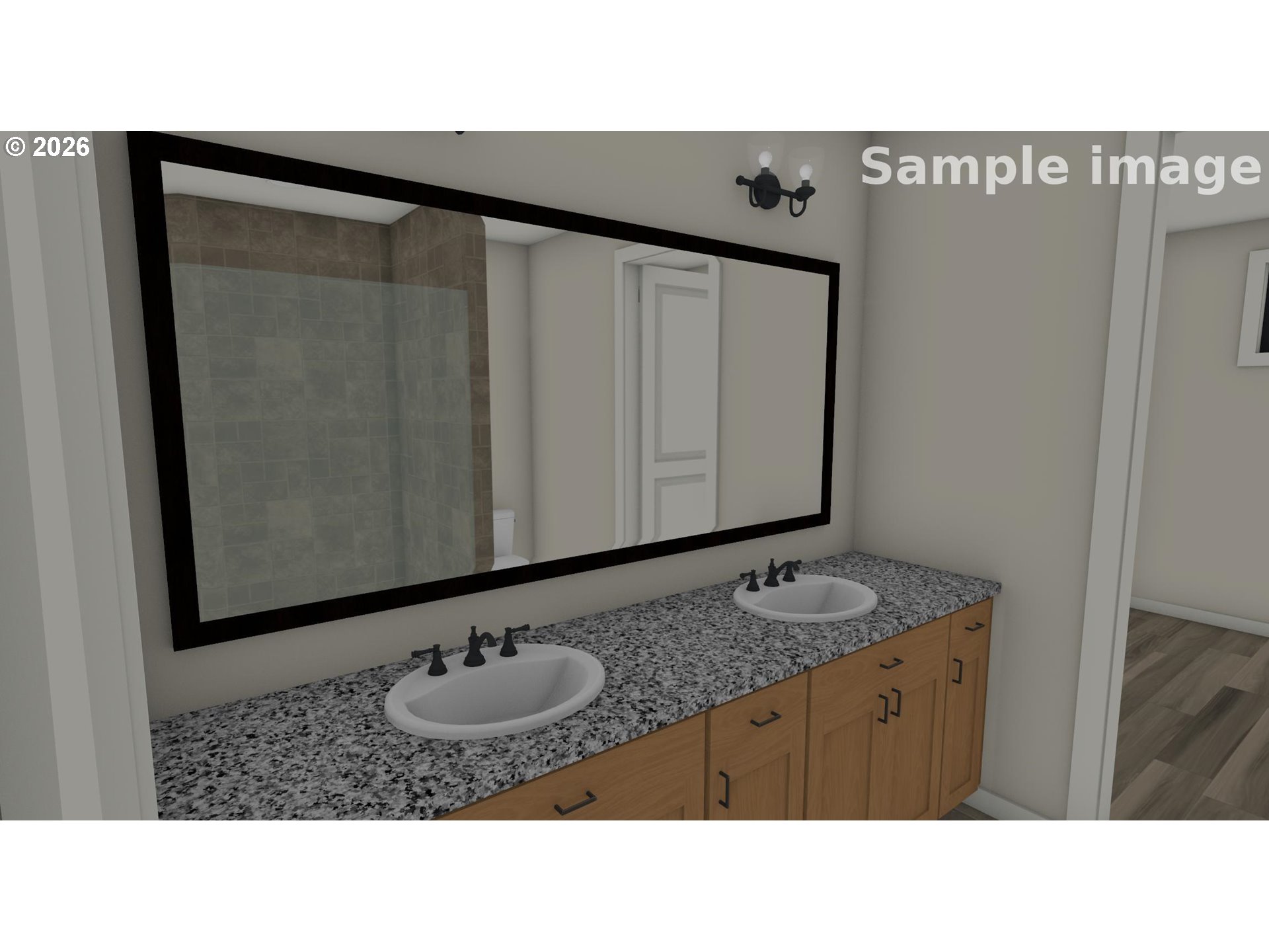 337 Taylor Road Kalama, WA 98625 - Photo 8 of 20 a bathroom with a sink and a mirror