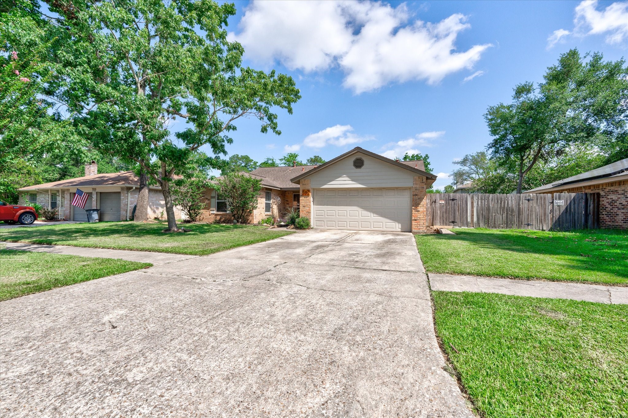 3726 Acorn Run Lane Spring, TX 77389 - Photo 24 of 27 a front view of house with yard and green space