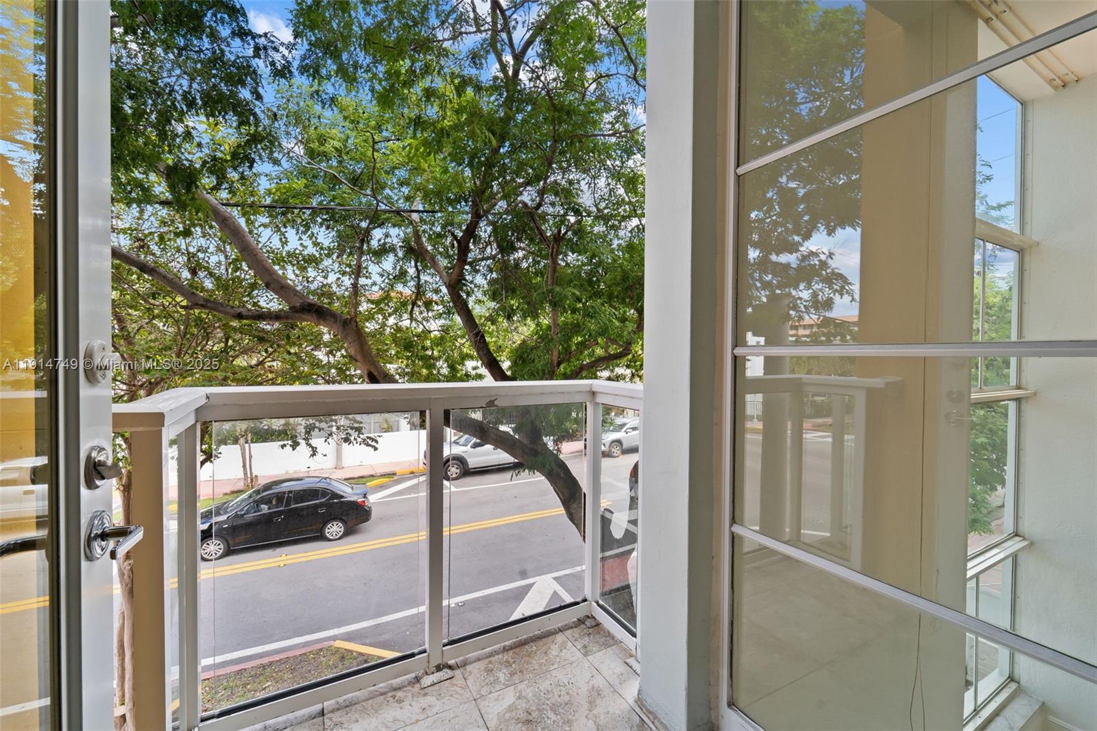 8041 Harding Avenue, Unit 105 Miami Beach, FL 33141 - Photo 14 of 23 a view of a balcony