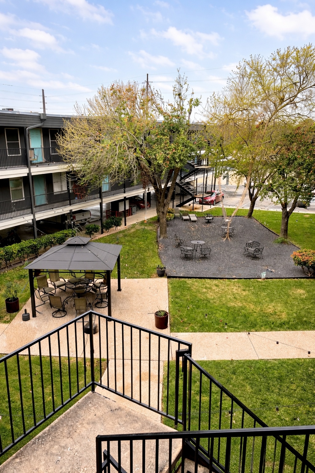 415 West 39th Street, Unit 209 Austin, TX 78751 - Photo 7 of 8 View of property's community featuring a patio and a gazebo