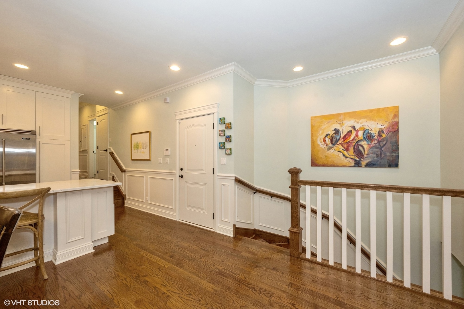 858 West Diversey Parkway, Unit 1W Chicago, IL 60614 - Photo 4 of 20 a view of a kitchen with furniture and wooden floor