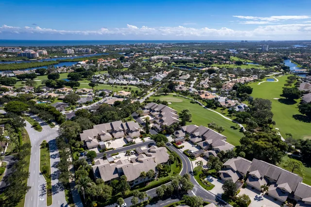 an aerial view of a city with lots of residential buildings