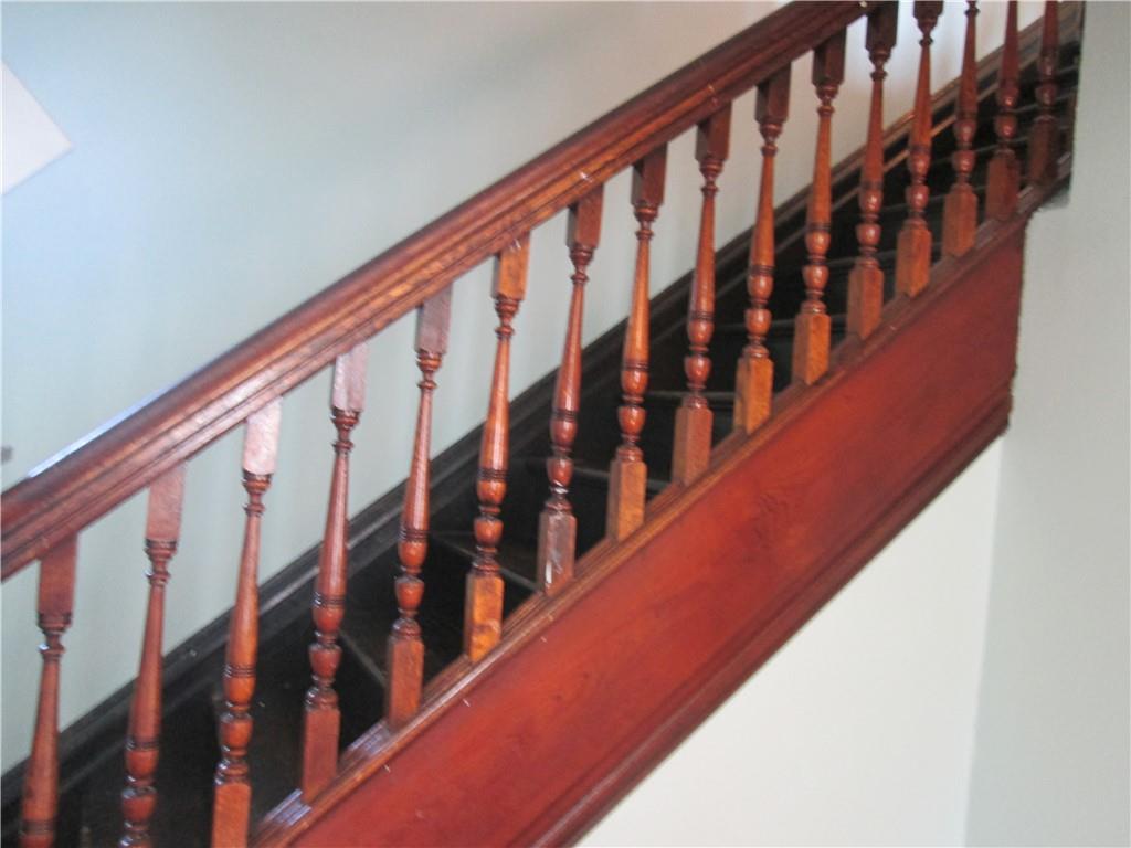 361 Reno Street Rochester, PA 15074 - Photo 12 of 21 a view of staircase with wooden floor and stairs