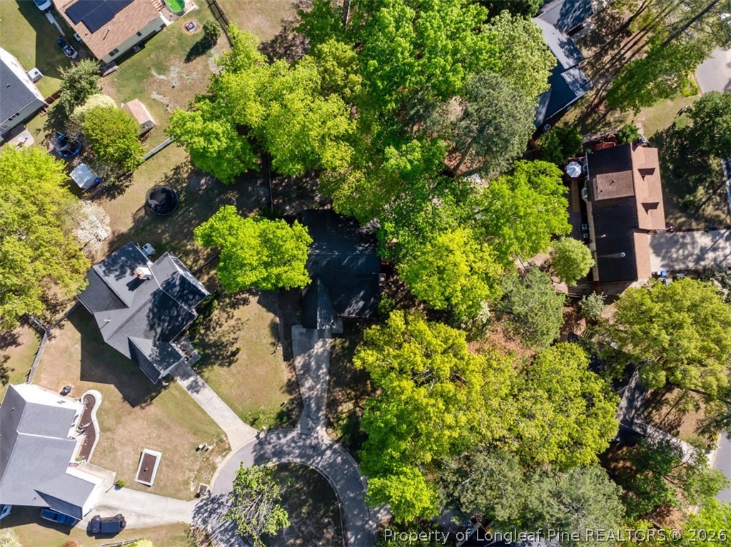 1205 Crossbend Court Fayetteville, NC 28314 - Photo 33 of 37 an aerial view of a house with a yard