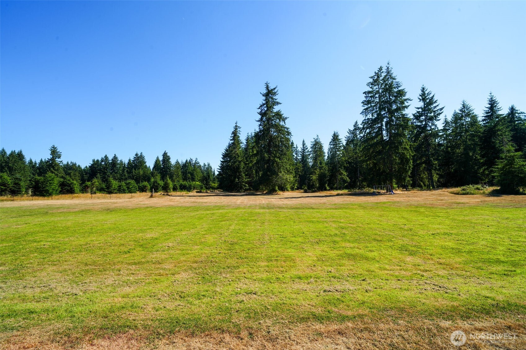 a view of an outdoor space and swimming pool