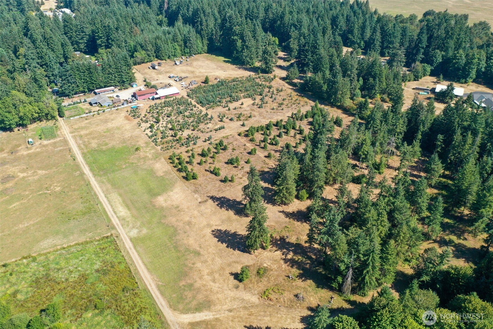 7101 115th Avenue Southwest Olympia, WA 98512 - Photo 36 of 38 a view of backyard with swimming pool and outdoor seating