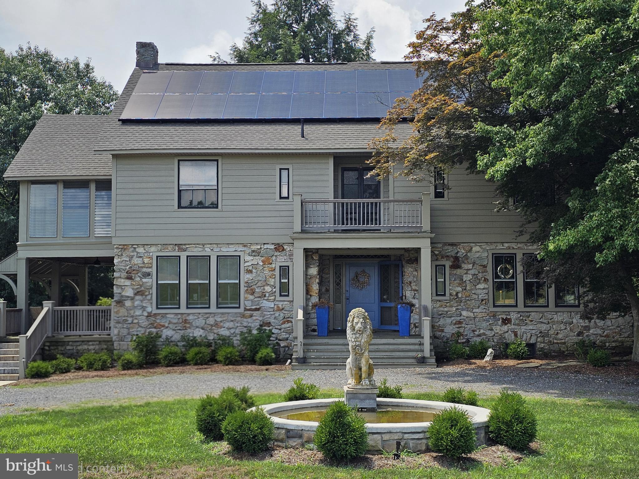 13245 Buena Vista Road Waynesboro, PA 17268 - Photo 6 of 54 Front view with water fountain