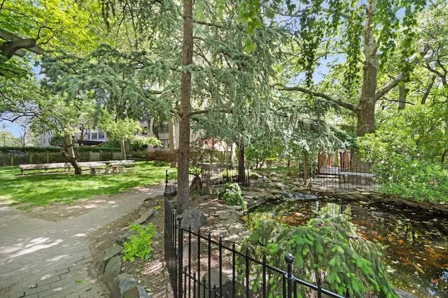 a view of yard with staircase