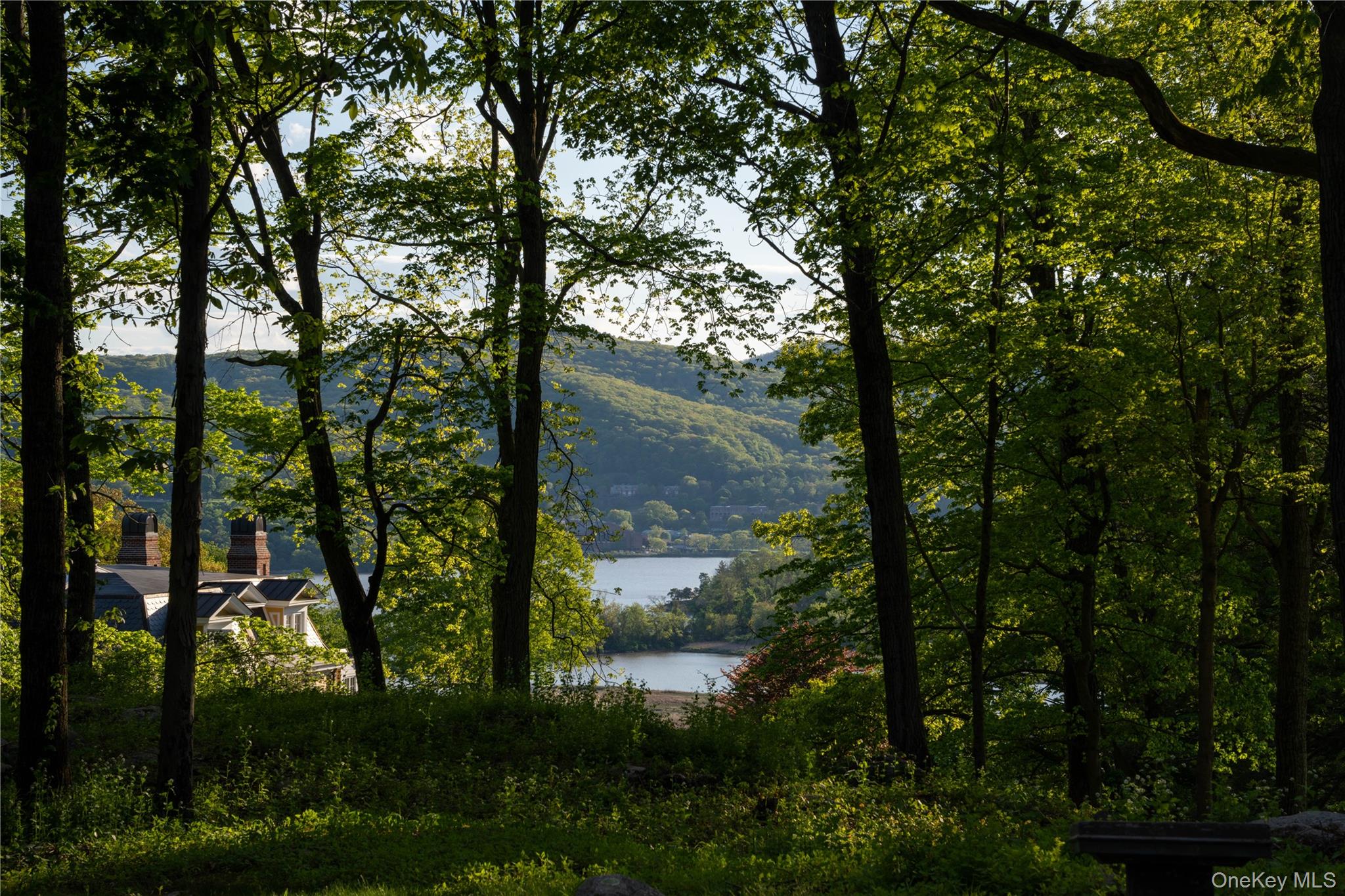61 Indian Brook Road Garrison, NY 10524 - Photo 2 of 23 a view of a yard with plants and large trees