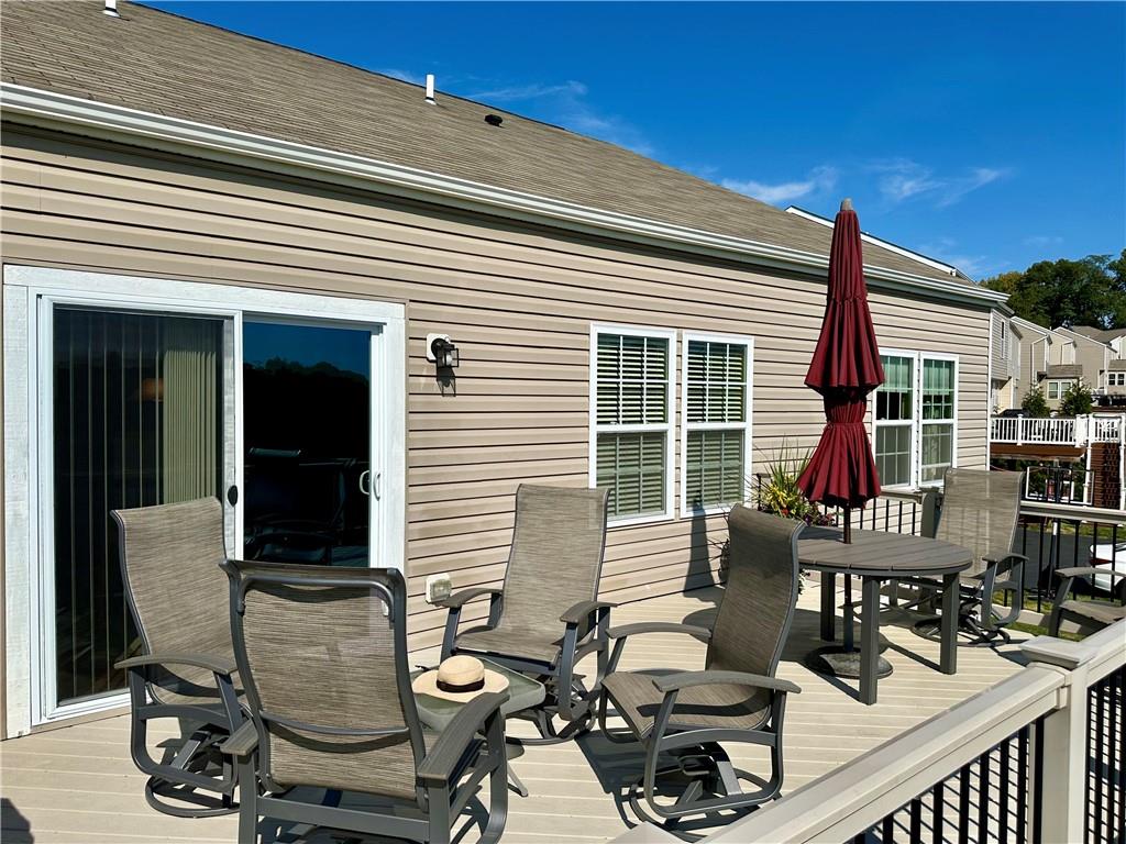 624 Setter Lane Clairton, PA 15025 - Photo 40 of 50 a view of dinning table and chairs in patio of the house