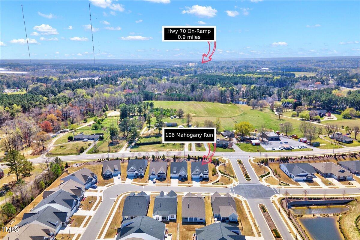 106 Mahogany Run Raleigh, NC 27610 - Photo 26 of 35 Aerial View