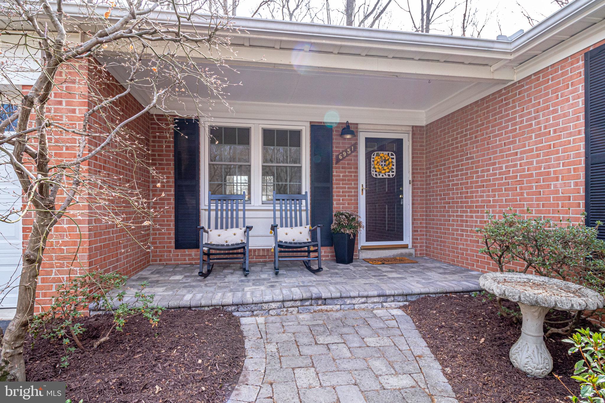 6951 Cottontail Court Springfield, VA 22153 - Photo 2 of 72 Front entrance w/stone paver walkway