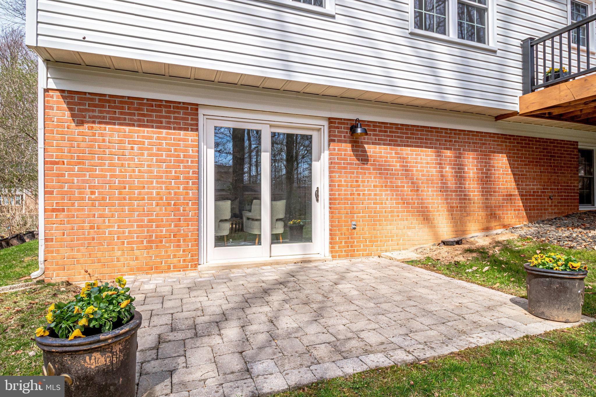 6951 Cottontail Court Springfield, VA 22153 - Photo 64 of 72 Stone paver patio off the famiy room